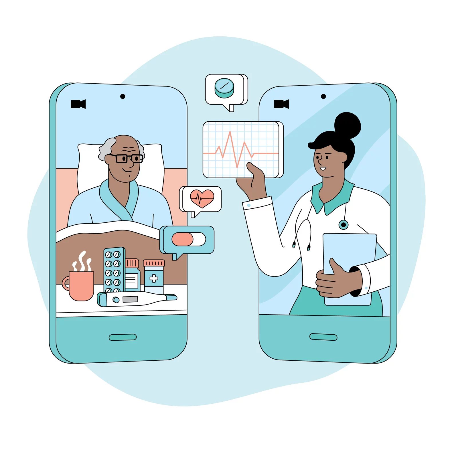 Teaser for Potential role and effectiveness of telehealth for healthcare-deprived or low-resource areas globally